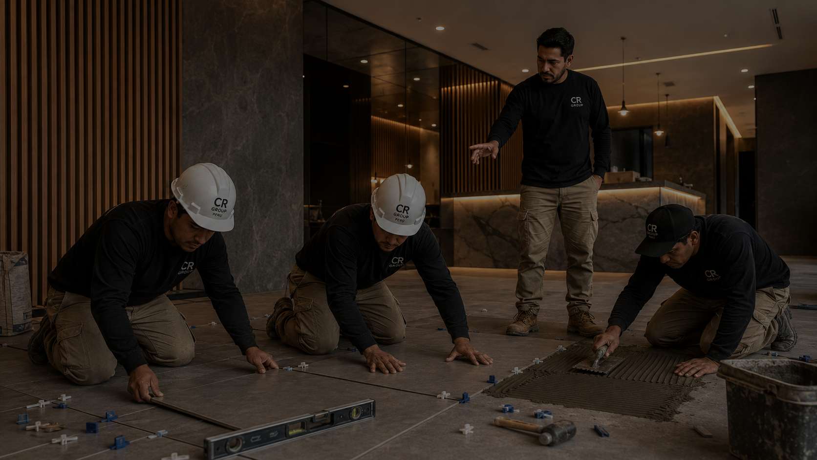 Personal técnico de CR GROUP Perú